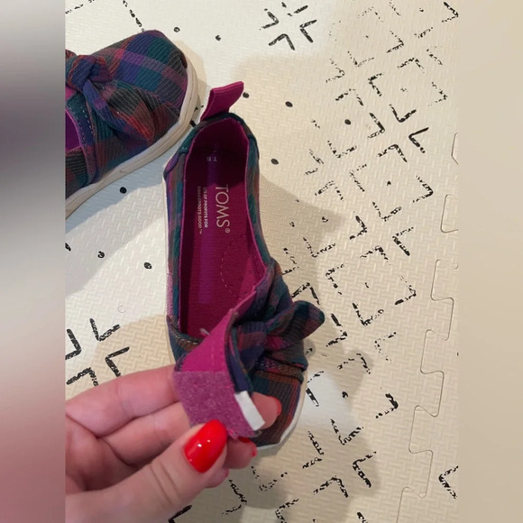 🌸clearance TOMS Girl's Alpargata‎ Loafer Flat 8T - Picture 6 of 8